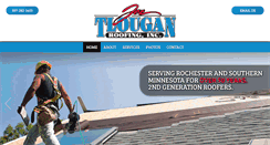 Desktop Screenshot of joetlouganroofing.com