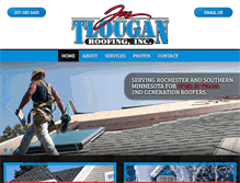 Tablet Screenshot of joetlouganroofing.com